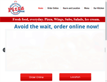 Tablet Screenshot of pizzaedge.com